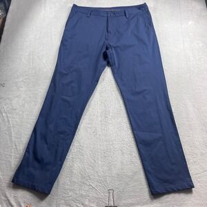 Rhone Commuter Pants Mens 36 Navy Blue Performance Stretch Chino FA19 100036